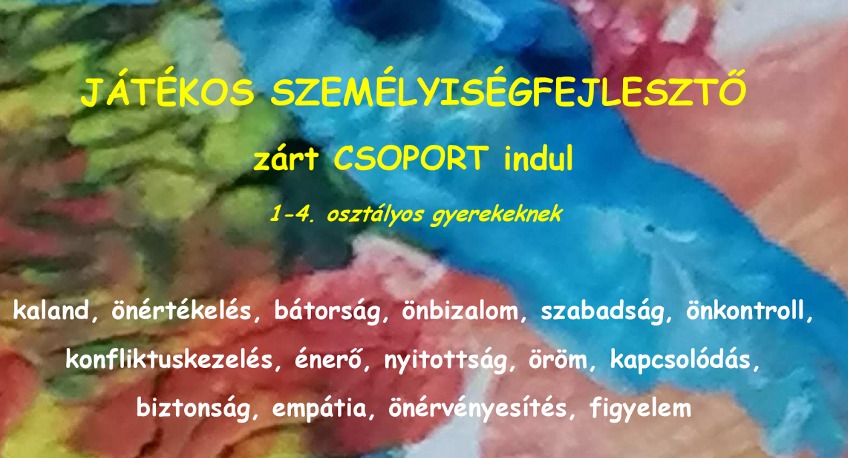 JÁTÉKOS SZEMÉLYISÉGFEJLESZTŐ